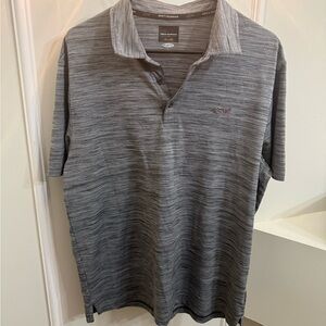 Greg Norman Collection Men's Gray Polo Shirt